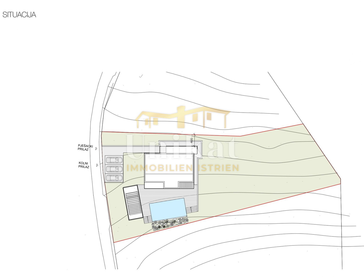 Hiša na veliki parceli v Središnji Istri